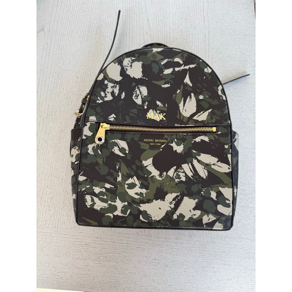 Henri Bendel NY Backpack Bag Purse Camo Edgy Hunter Outdoorsy Camocore